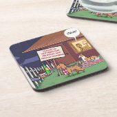 Gourmet Dogs Funny Untersetzer (Linke Seite)