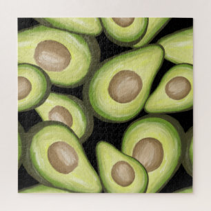 Gourmet Fresh Cut Vegan Avacados Puzzle