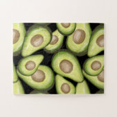 Gourmet Fresh Cut Vegan Avacados Puzzle (Horizontal)