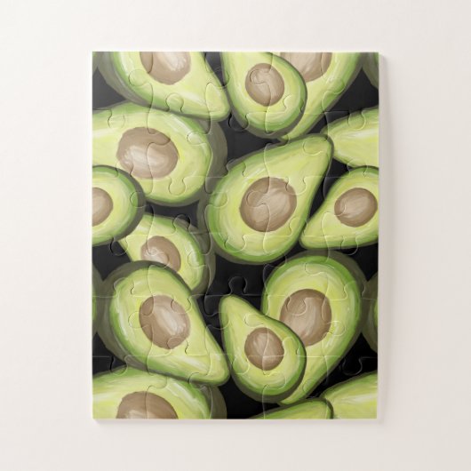 Gourmet Fresh Cut Vegan Avacados Puzzle (Vertikal)