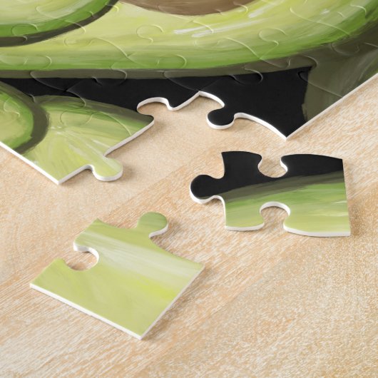 Gourmet Fresh Cut Vegan Avacados Puzzle (Seite)