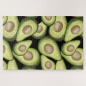 Gourmet Fresh Cut Vegan Avacados Puzzle (Horizontal)