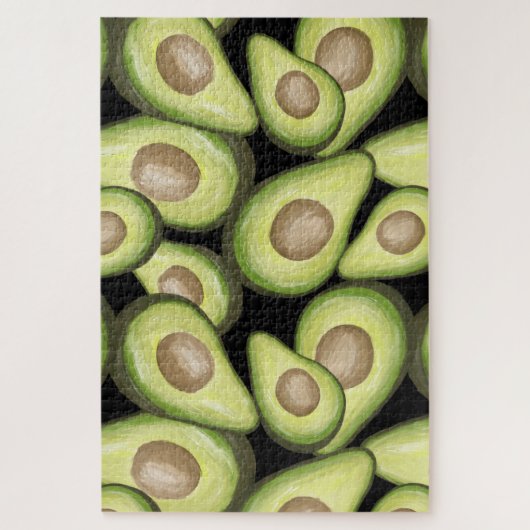 Gourmet Fresh Cut Vegan Avacados Puzzle (Vertikal)