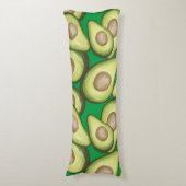 Gourmet Fresh Cut Vegan Avacados Seitenschläferkissen (Vorderseite Vertikal)