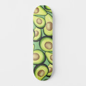 Gourmet Fresh Cut Vegan Avacados Skateboard (Vorderseite)