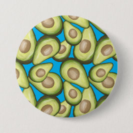 Gourmet Fresh Cut Vegan Avocado Muster Button