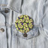 Gourmet Fresh Cut Vegan Avocado Muster Button (Beispiel)