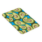 Gourmet Fresh Cut Vegan Avocado Muster Magnet (Rechte Seite)