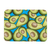 Gourmet Fresh Cut Vegan Avocado Muster Magnet (Horizontal)