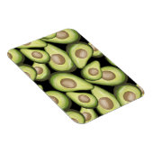 Gourmet Fresh Cut Vegan Avocado Muster Magnet (Rechte Seite)
