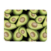 Gourmet Fresh Cut Vegan Avocado Muster Magnet (Horizontal)