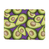Gourmet Fresh Cut Vegan Avocado Muster Magnet (Horizontal)