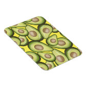 Gourmet Fresh Cut Vegan Avocado Muster Magnet (Rechte Seite)