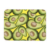 Gourmet Fresh Cut Vegan Avocado Muster Magnet (Horizontal)