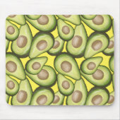 Gourmet Fresh Cut Vegan Avocado Muster Mouse Pad Mousepad (Vorne)
