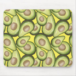 Gourmet Fresh Cut Vegan Avocado Muster Mouse Pad Mousepad