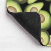Gourmet Fresh Cut Vegan Avocado Muster Mousepad (Ecke)