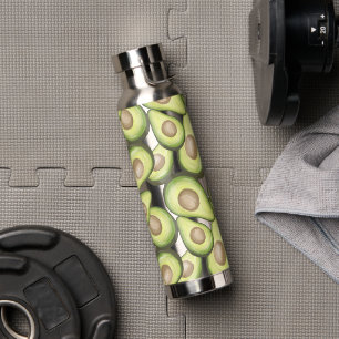 Gourmet Fresh Cut Vegan Avocado Muster Trinkflasche