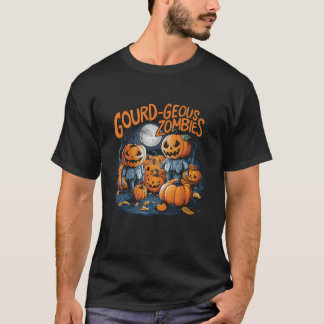 Gourmet geous Zombies Spooky Zombie Pumpkins lusti T-Shirt