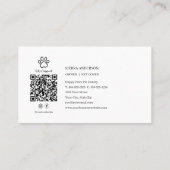 Gourmet-Hundeleckerbäckerei QR-Code Visitenkarte (Rückseite)