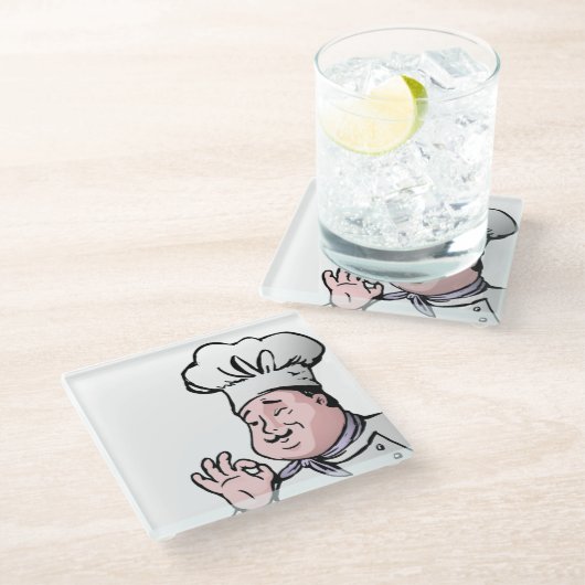 GOURMET KOCH GLASUNTERSETZER (Schrägansicht)