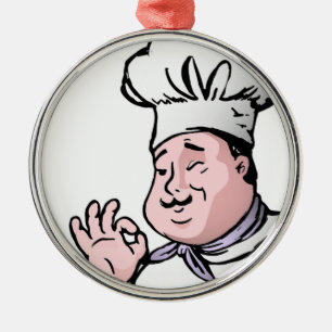 GOURMET KOCH SILBERNES ORNAMENT