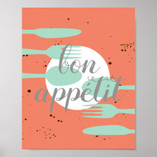 Gourmet Küche Zitat Wort Kunst Moderne Stil Poster