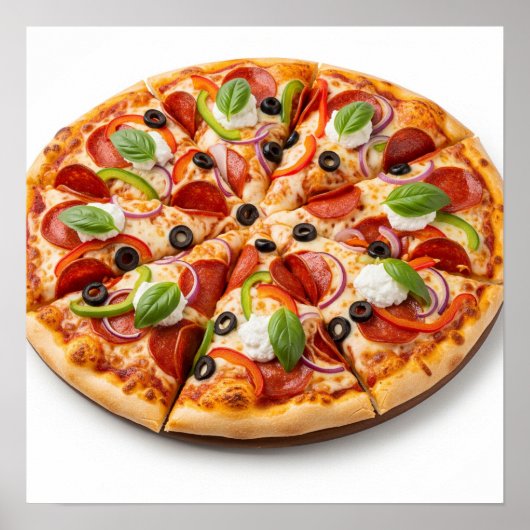 Gourmet Pizza Poster (Vorne)