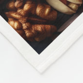 Gourmet-Schokolade- und Nuss-Decke Fleecedecke (Ecke)