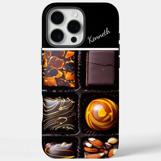 Gourmet-Schokoladensortiment Case-Mate iPhone Hülle (Rückseite)