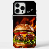 Gourmet Steaming Cheeseburger Case-Mate iPhone Hülle (Rückseite)