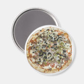 Gourmet Supreme Pizza Magnet (Vorderseite/Rückseite)