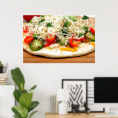 Gourmet Veggie Pizza Poster (Heimbüro)