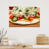 Gourmet Veggie Pizza Poster (Küche)
