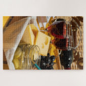 Gourmet Wein, Käse und Olivenbeizen 1014pcs Puzzle (Horizontal)