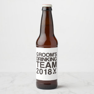 Gourmets Trinkteam 2018 Bierflaschenetikett