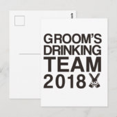Gourmets Trinkteam 2018 Postkarte (Vorne/Hinten)