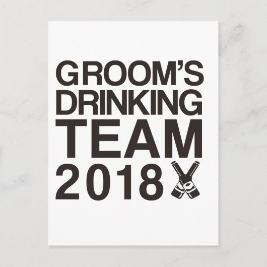 Gourmets Trinkteam 2018 Postkarte (Vorderseite)