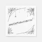 Gourmets wollte einfach Spaß zu haben - Luxus-Cock Serviette (Vorderseite)