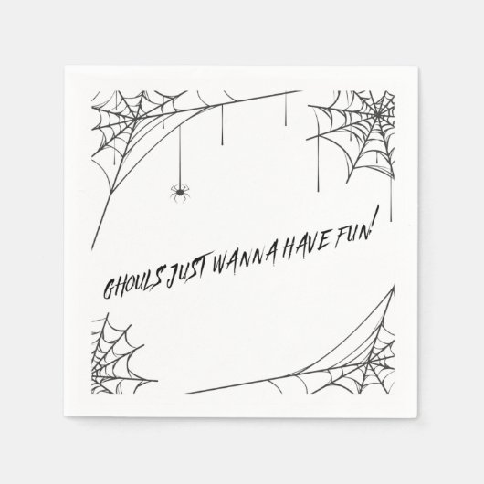 Gourmets wollte einfach Spaß zu haben - Luxus-Cock Serviette (Vorderseite)