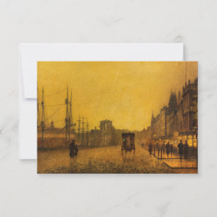 Gourock Dock, Glasgow, von John Atkinson Grimshaw Dankeskarte
