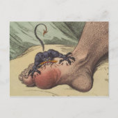 Gout Monster Postkarte (Vorderseite)