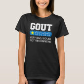 Gout Warrior Podagra Gout Bewusstseinsstörung Arth T-Shirt (Vorderseite)