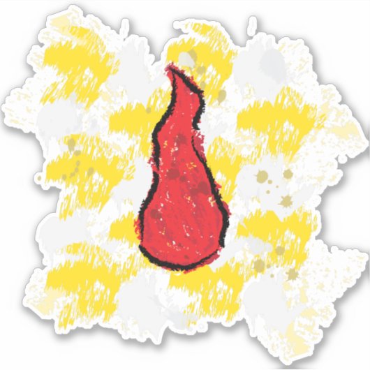 Goutte de Sang Sticker (Vorderseite)