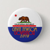 Gouverneur 2018 Gavin NEWSOM Button (Vorderseite)