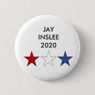 Gouverneur-Jay Inslee 2020 Präsidentenknopf Button