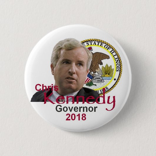 Gouverneur-Knopf Chris KENNEDY Button (Vorderseite)