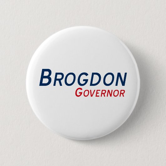 Gouverneur-Knopf Randy Brogdon Button (Vorderseite)