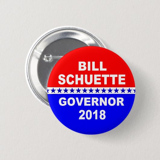 Gouverneur-Michigans 2018 Bills Schuette Knopf Button (Vorne & Hinten)