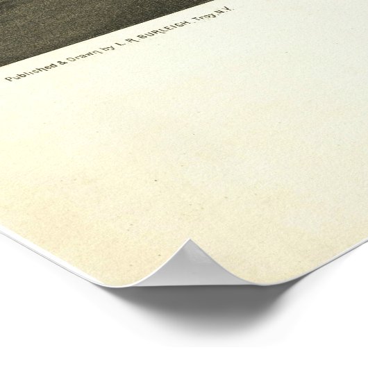 Gouverneur NY 1885 Poster (Ecke)